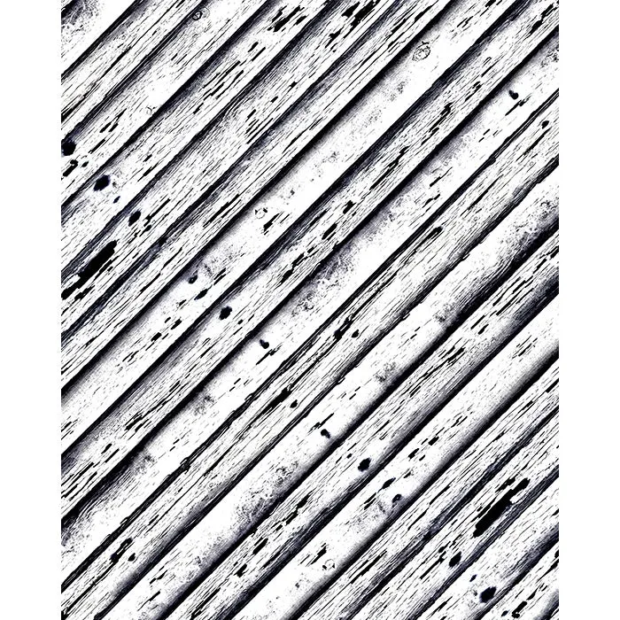 Diagonal White Planks Printed Backdrop