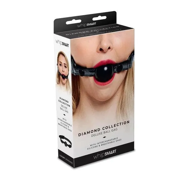 Diamond Ball Gag - Black