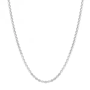 Diamond Cut Chain 9ct White Gold Necklace GN389