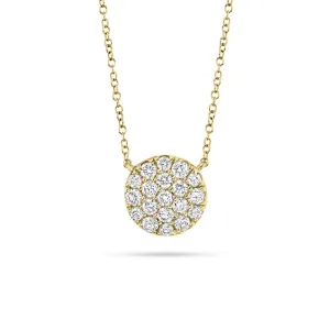 Diamond Disc Pendant