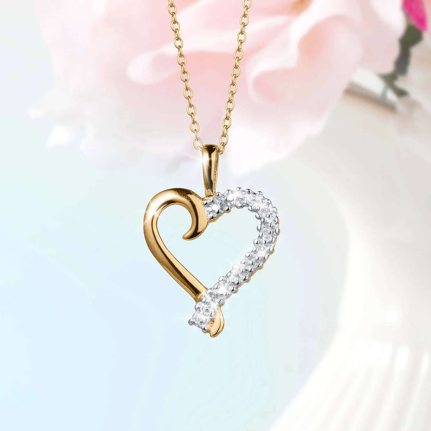 Diamond Heart Pendant