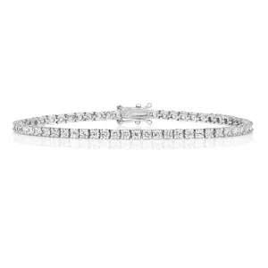 Diamond Jewellery 18ct Gold Tennis Bracelet BDQ704W/HI8