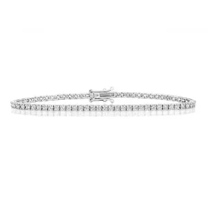 Diamond Jewellery 18ct Gold Tennis Bracelet BDQ711W/GH5