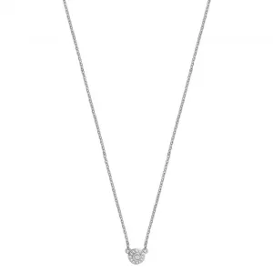 Diamond Jewellery 18ct White Gold Diamond Necklace NDQ107W