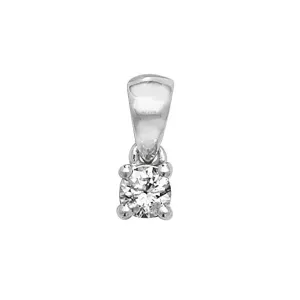 Diamond Jewellery 18K Gold Pendant with 0.13ct Diamond PDQ140W