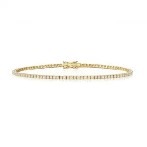 Diamond Jewellery 18K Yellow Gold Bracelet BDQ182