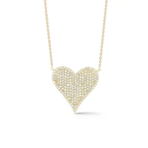 Diamond Large Heart Pendant