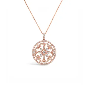 Diamond Pave Classic Amulet Pendant