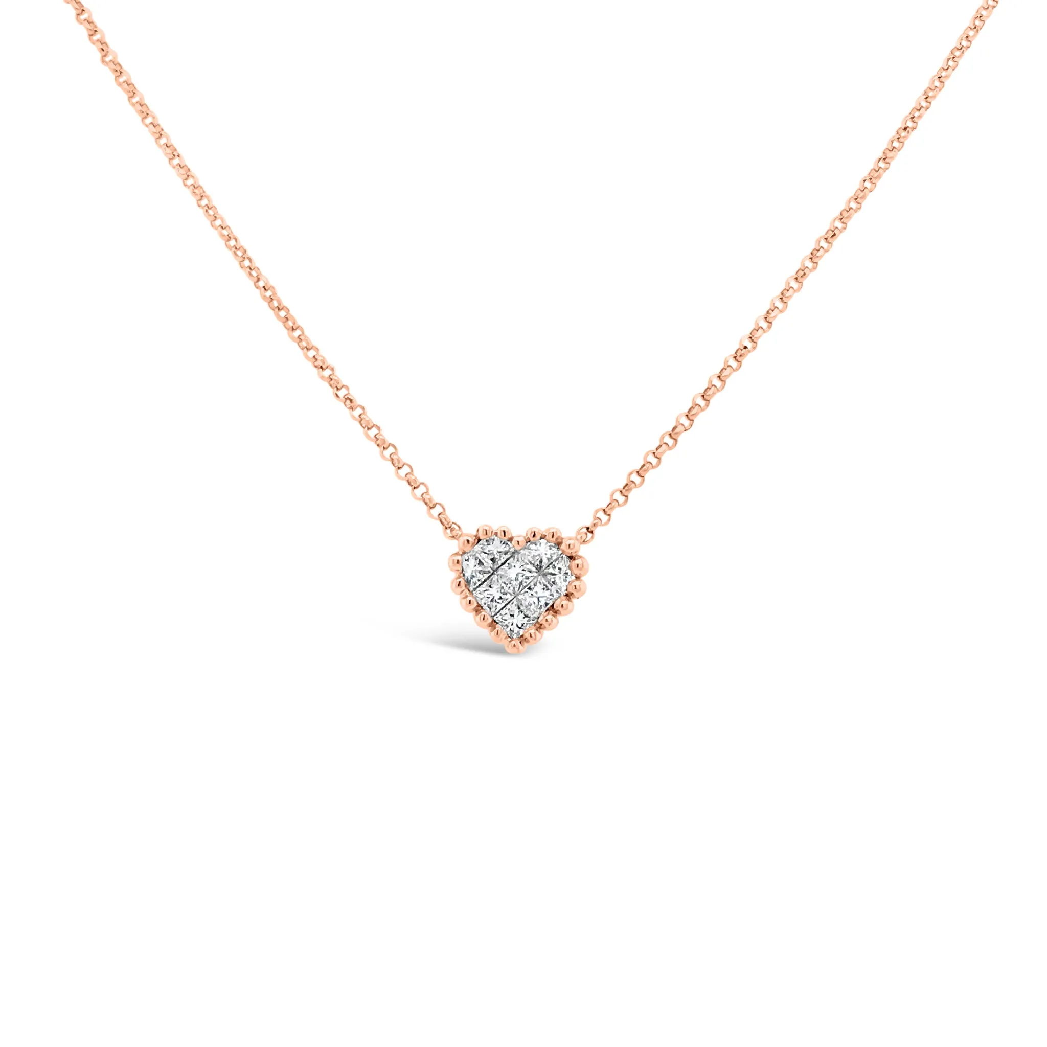 Diamond Tiny Heart Necklace