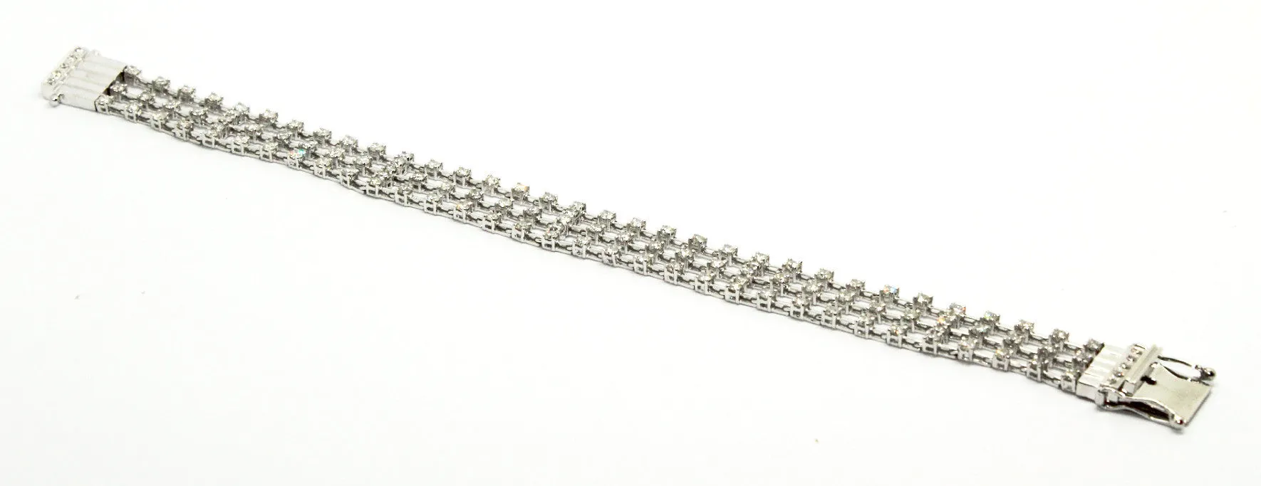 DIAMOND- TRIPLE 3 ROW BRACELET AD NO.1252