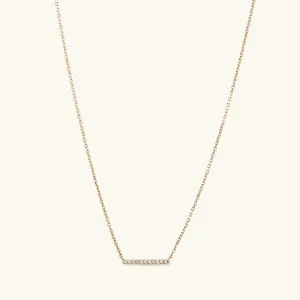 Diamonds Line Necklace