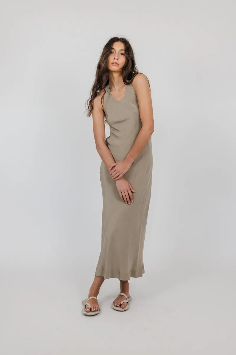 Dianne Bias Cut Dress in Silk