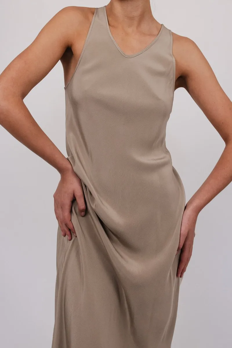 Dianne Bias Cut Dress in Silk