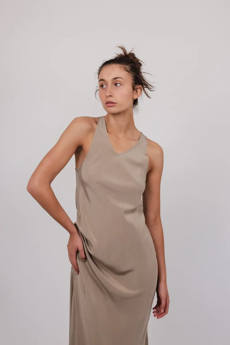 Dianne Bias Cut Dress in Silk