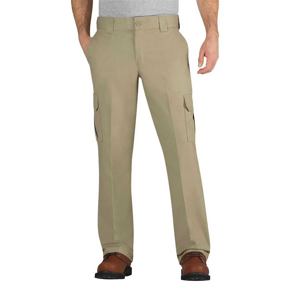 Dickies Men's FLEX Regular Fit Straight Leg Cargo Pants - Desert Sand 36x30