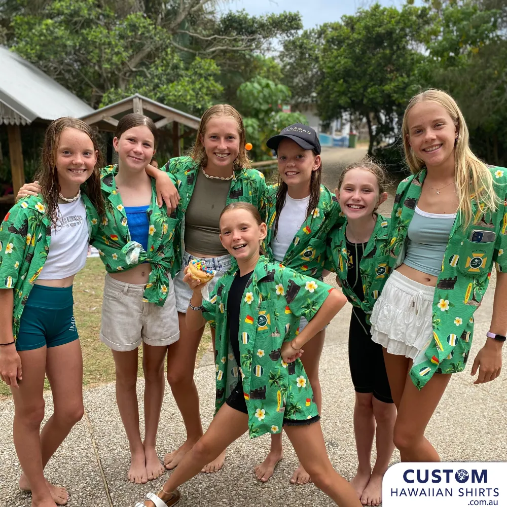 Dicky Beach SLSC, Qld - Custom Surf Club Hawaiian Shirts