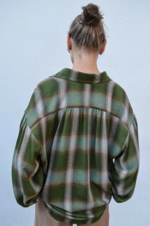 Diega Calbiza Green Check Shirt