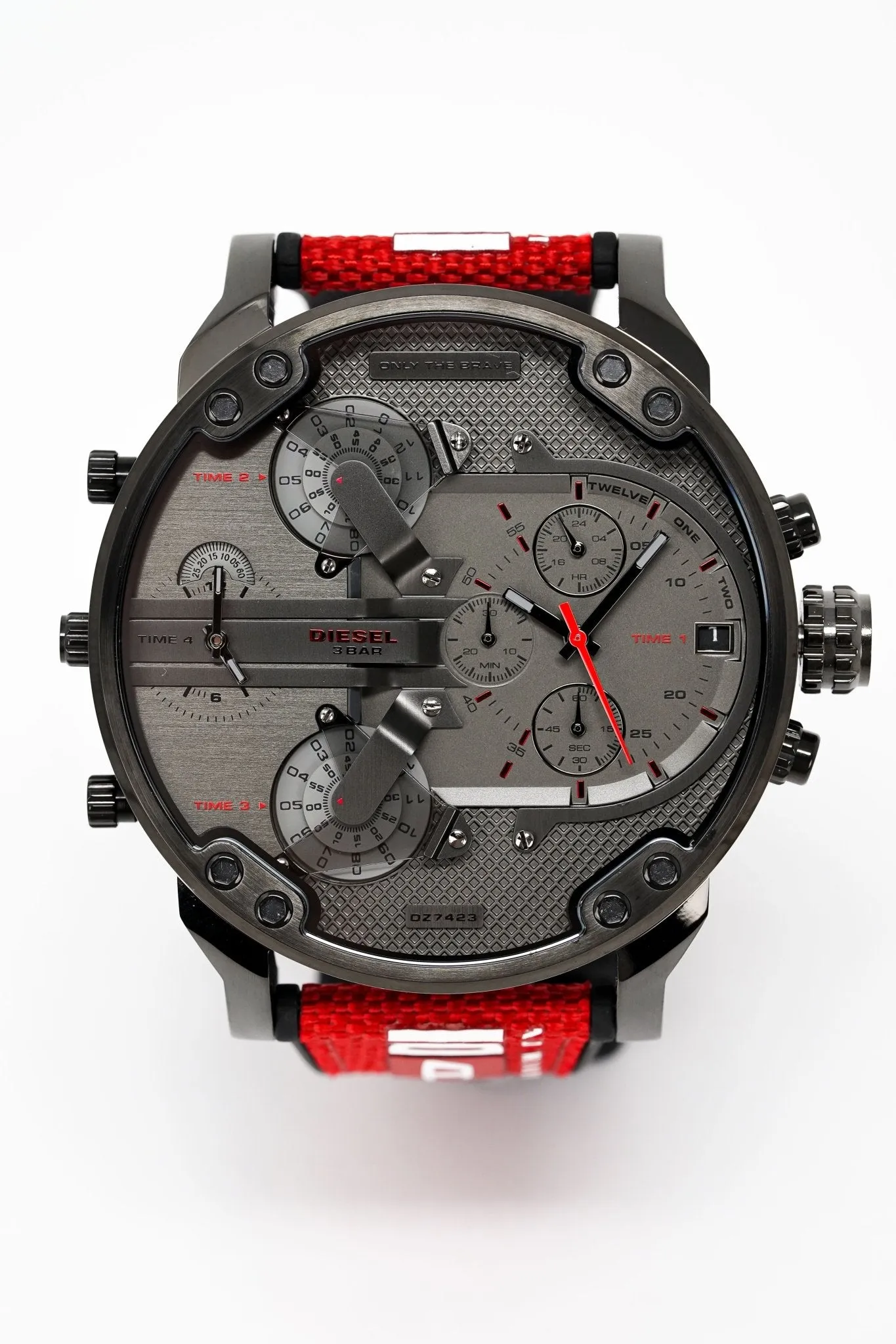 Diesel Men's Chronograph Watch Mr Daddy 2.0 Red DZ7423