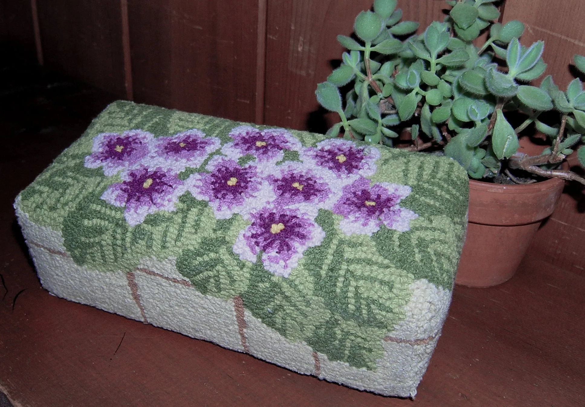 DiFranza Designs - African Violets Brick Cover