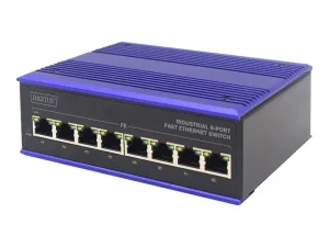 Digitus Professional Dn-650106 Industrial - Switch - 8 Ports - Unmanaged