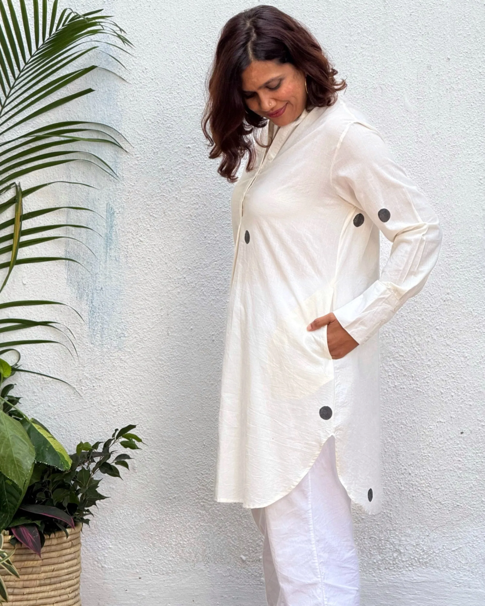 Dilafza Block Printed Cotton Kurti