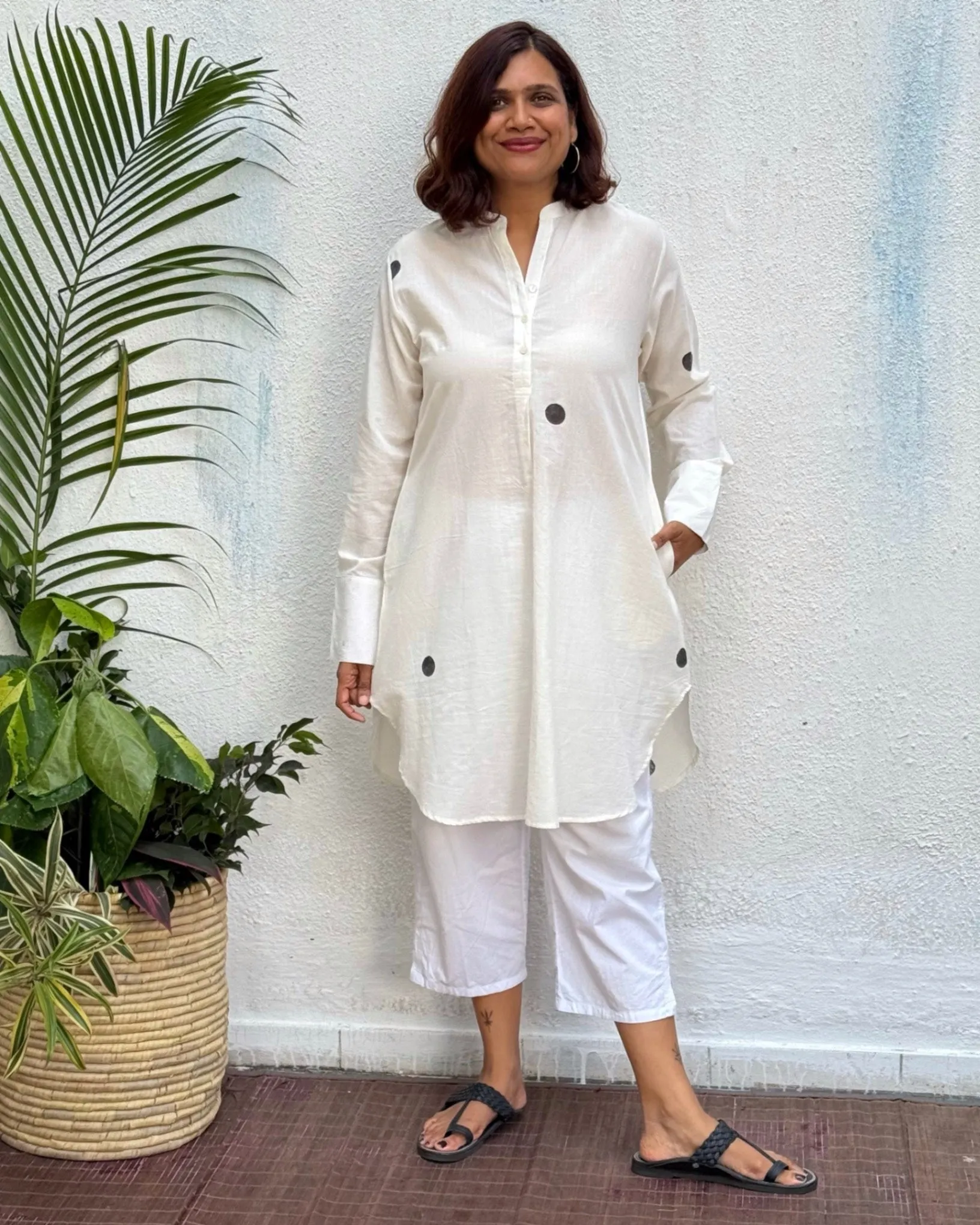 Dilafza Block Printed Cotton Kurti