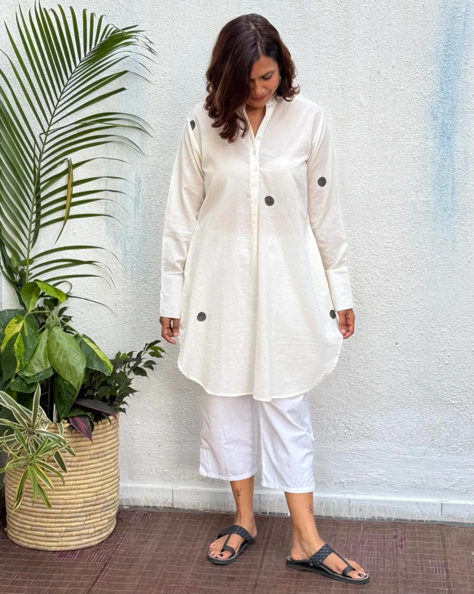 Dilafza Block Printed Cotton Kurti