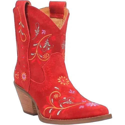 Dingo Sugar Bug - Women's Suede Leather Cowgirl Boot