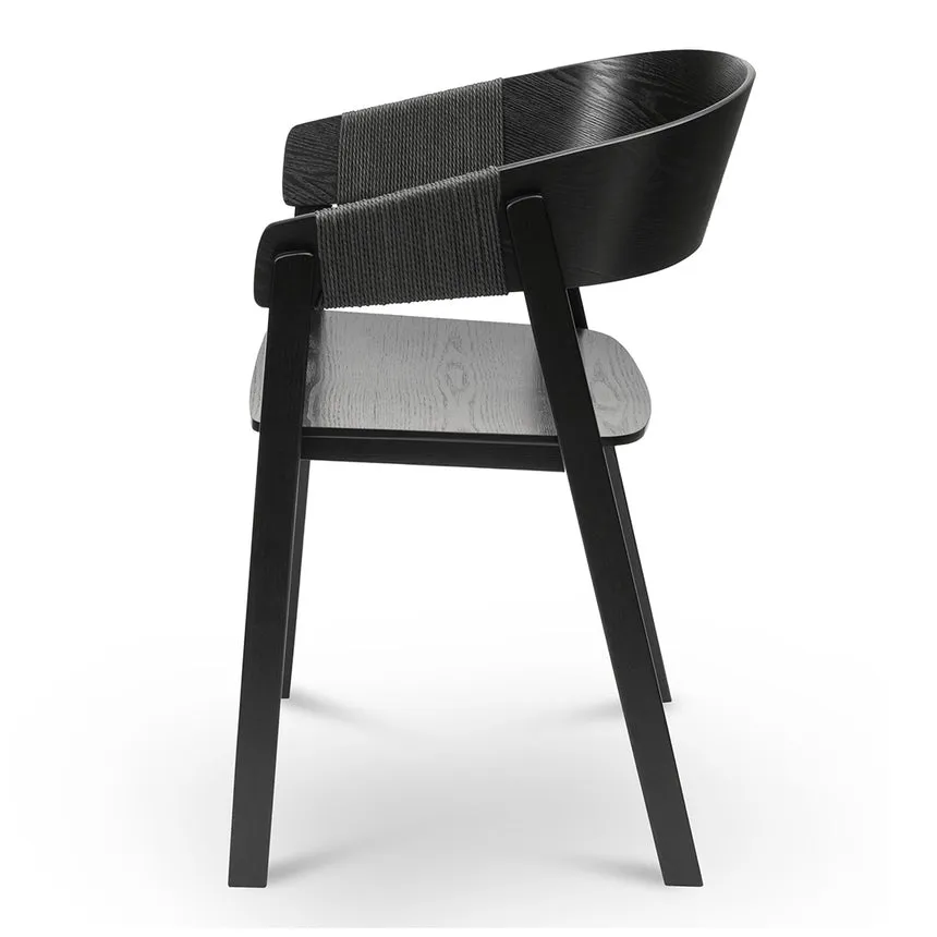 Dining Chair - Full Black (Set of 2)