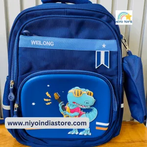 Dino Schoolbag Large Capacity Water-repellent Backpack