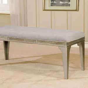 DIOCLES Silver/Light Gray Bench