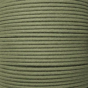 Dip Dyed Braided Cotton Cord - 3/16" (5mm) WINTER SAGE - 40 FEET