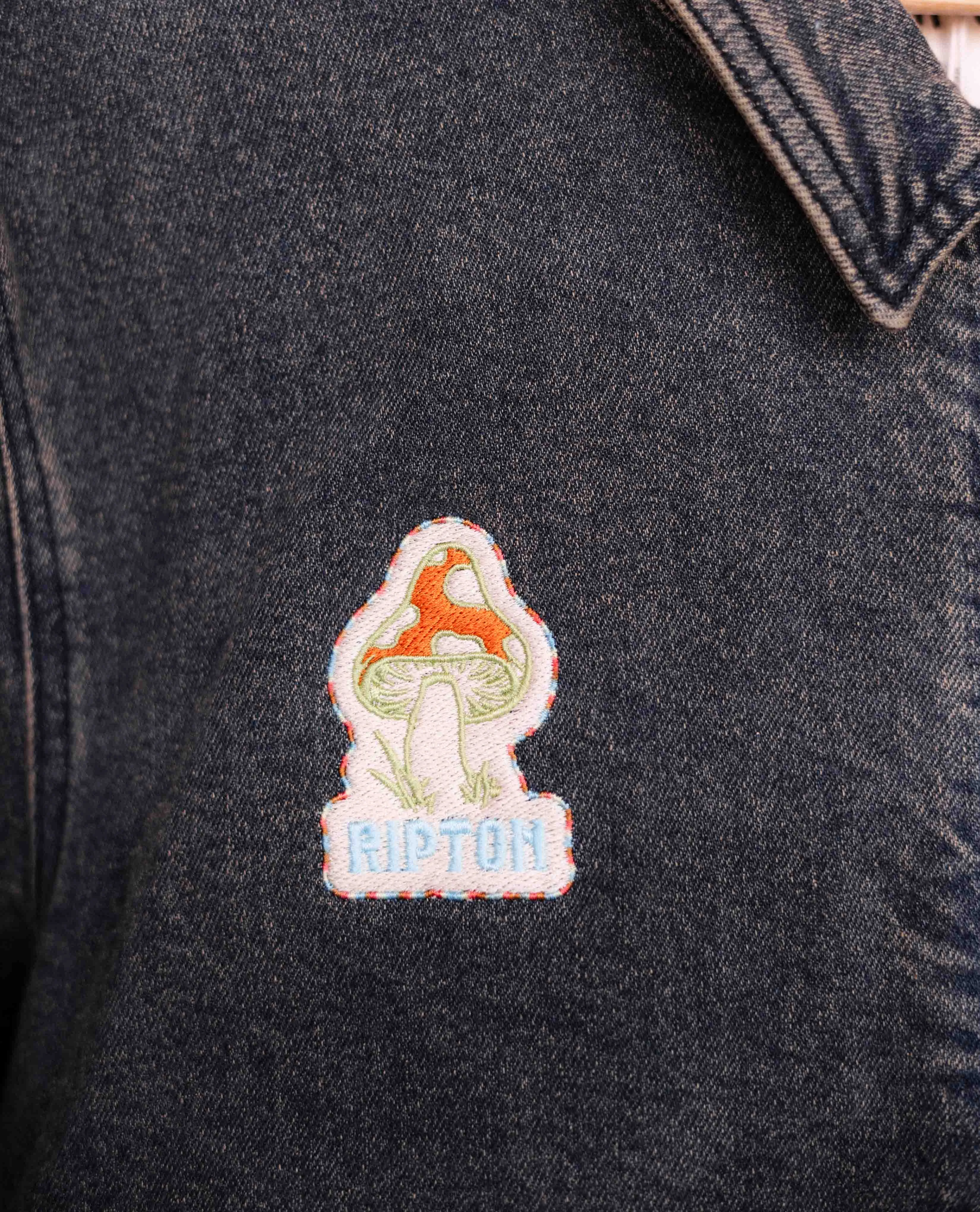 Dirty Dave Utility - Mushroom Embroidery