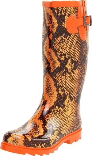 Dirty Laundry by Chinese Laundry Women's Raindrop Big Croco Rain Boot