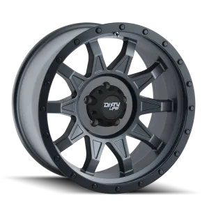 DIRTY LIFE 9301 | MATTE GUNMETAL/BLACK BEADLOCK | 6x139.7 | 17x8.5 | 6mm