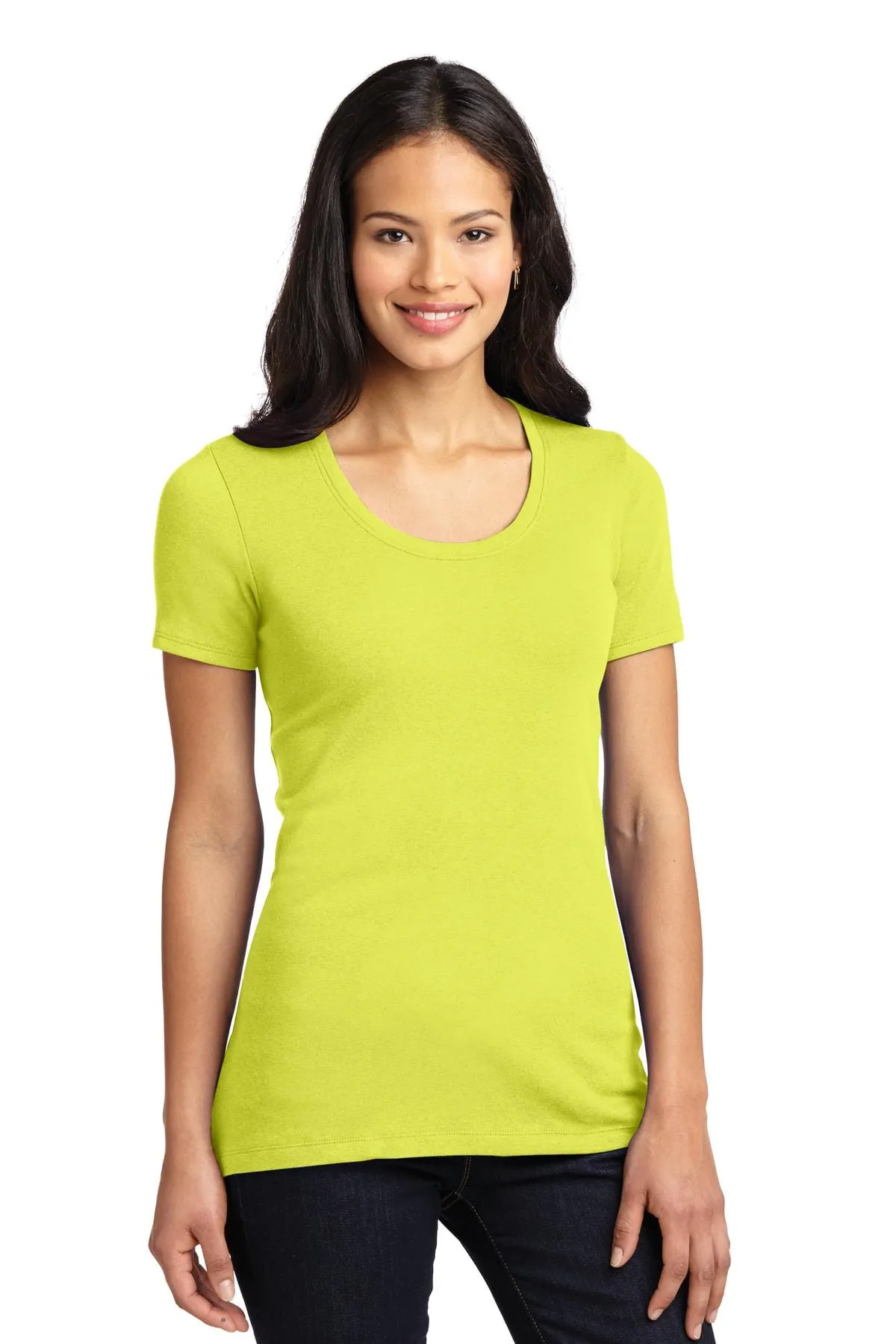 DISCONTINUED  Port Authority ®  Ladies Concept Stretch Scoop Tee. LM1006