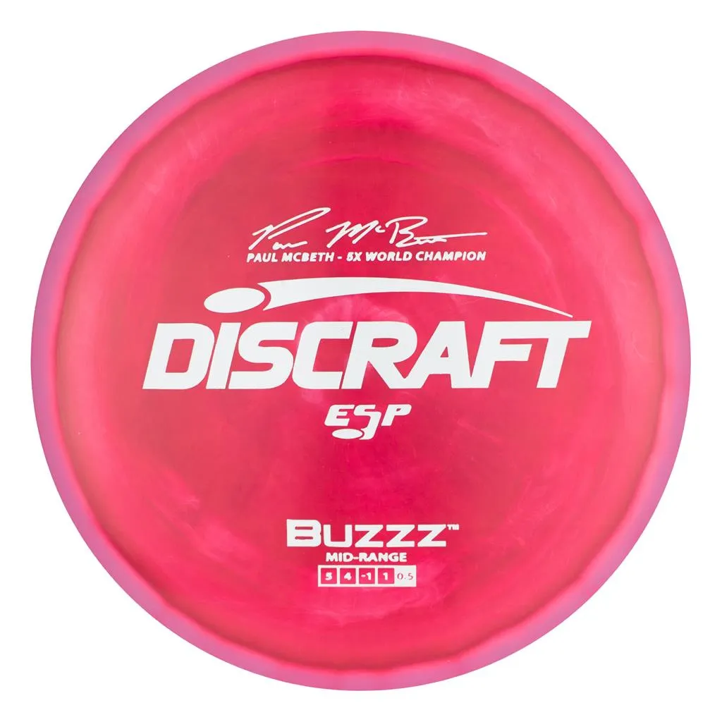 Discraft Paul McBeth ESP Buzzz Signature Series Golf Disc