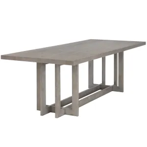 Disera Dining Table 96", Ash Grey