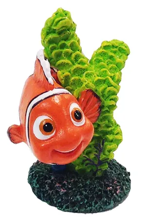 Disney Finding Dory Nemo Aquarium Statue with Coral Green/Orange