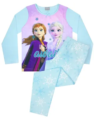 Disney Frozen 2 Elsa And Anna "Destiny Awaits" Girls Pyjamas