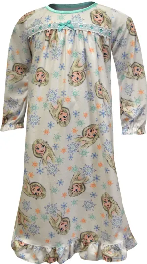 Disney Frozen Elsa Traditional Flannel Toddler Nightgown