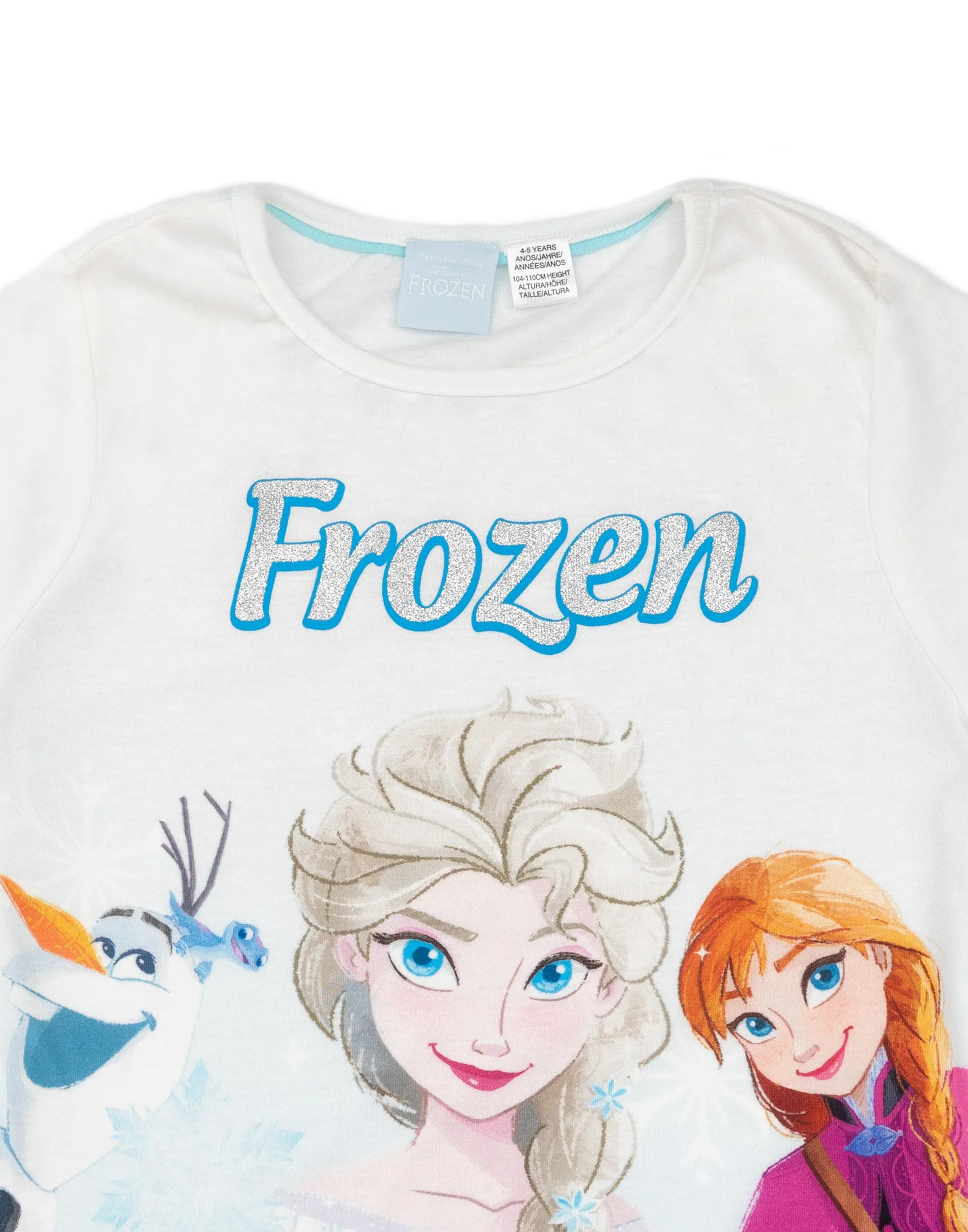 Disney Frozen Girls T-Shirt and Shorts Pyjama Set