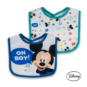 Disney Mickey Cotton Bibs 2Pcs