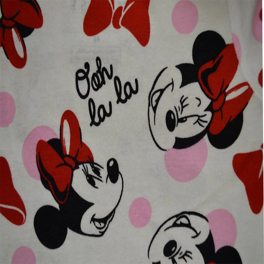 Disney Minnie Mouse Cute Is A Lifestyle 4 Pc Cotton Pajamas