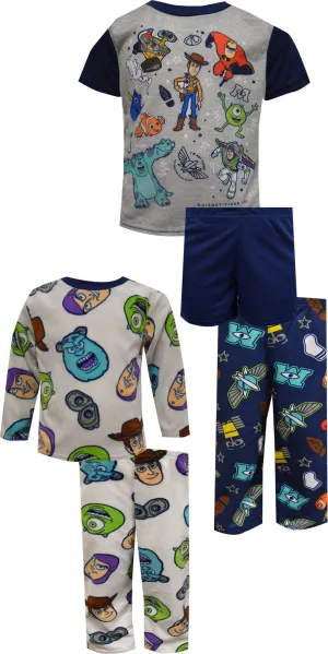 Disney Pixar Character Favorites 5 Piece Pajamas