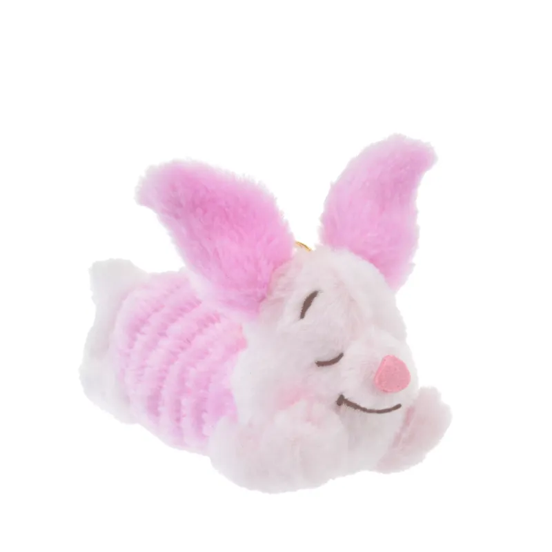 Disney Plush Keychain - Piglet / Gororin Relaxing