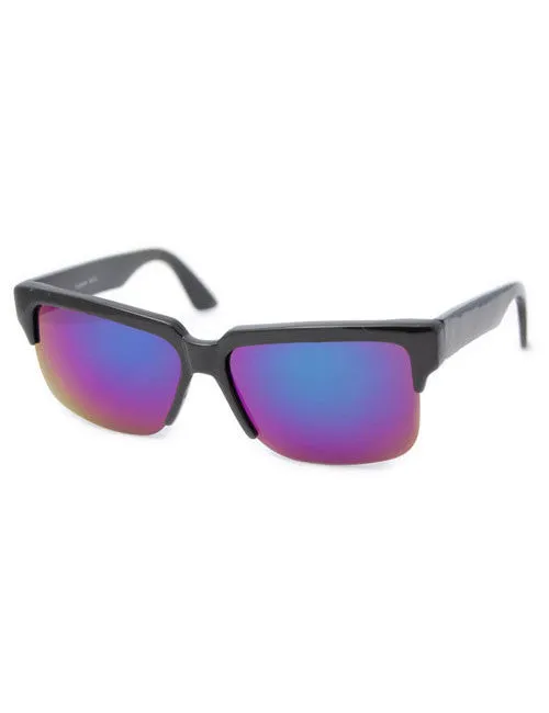 DISTRICT Black Mens Sunglasses