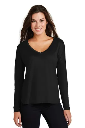 District DM413: Women's Drapey Long Sleeve Tee