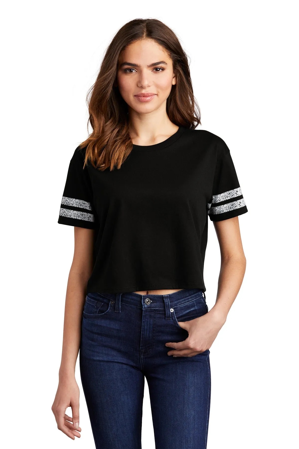 District  Women's Scorecard Crop Tee DT488