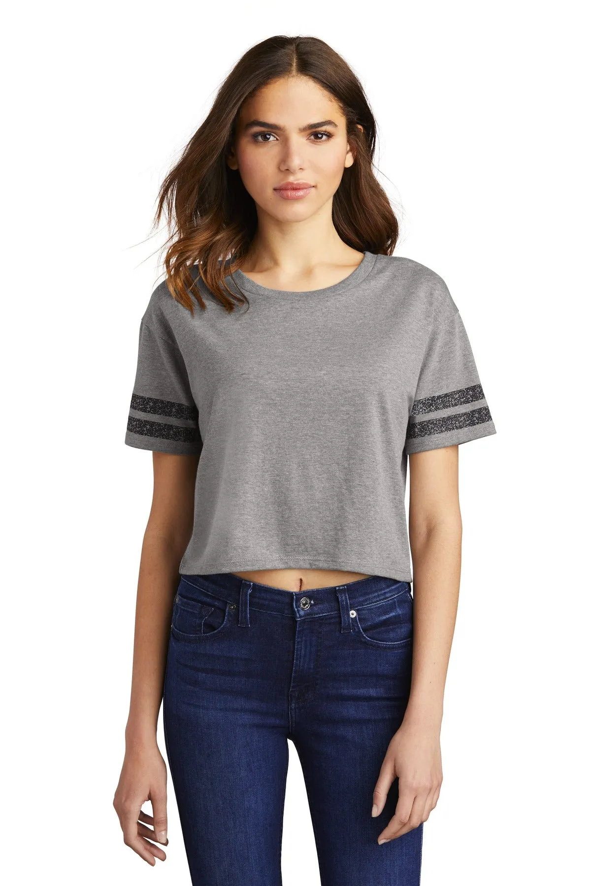 District  Women's Scorecard Crop Tee DT488